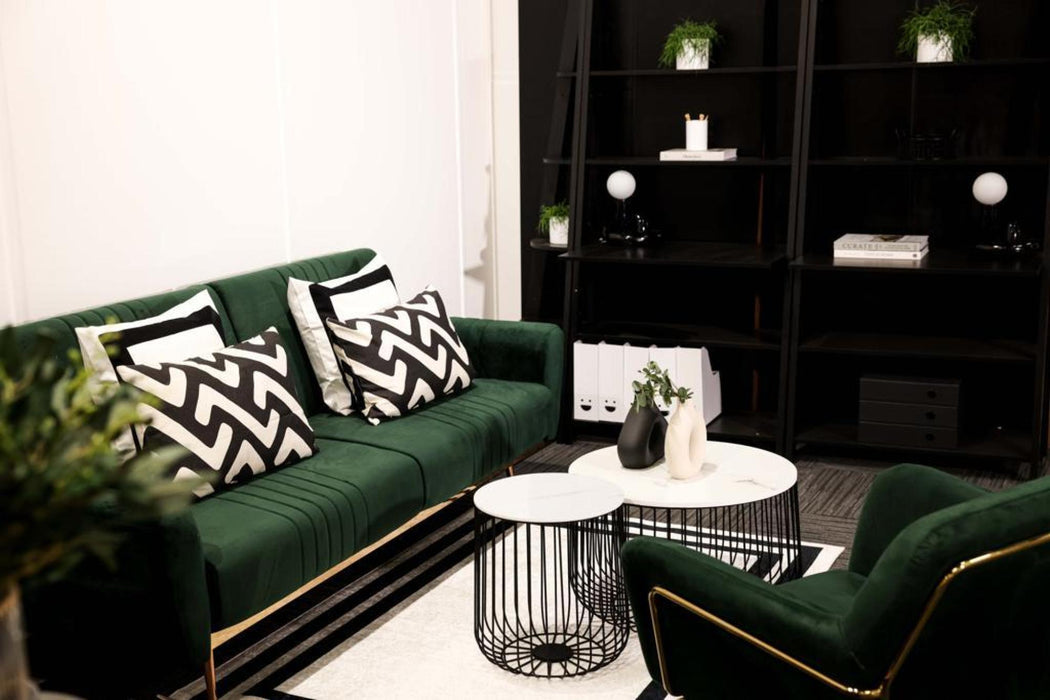 Enzo Black Metal Small Cage Table