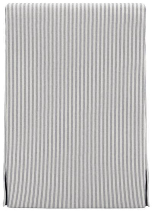 Hettie Grey Cotton Blend Fabric Chair