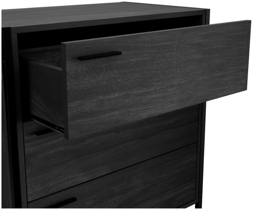 Hoxton Black 3 Drawer Chest