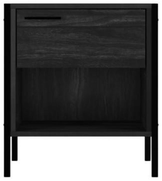 Hoxton Black Bedside Cabinet