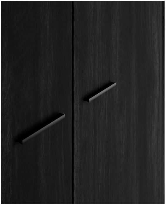 Hoxton Black 2 Door Wardrobe