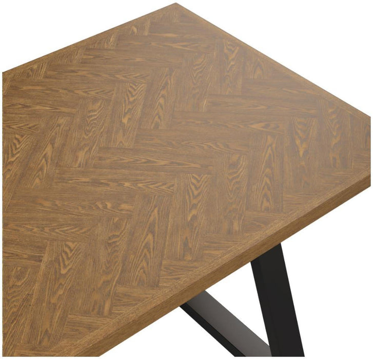 Hyde Whiskey and Black Dining Table