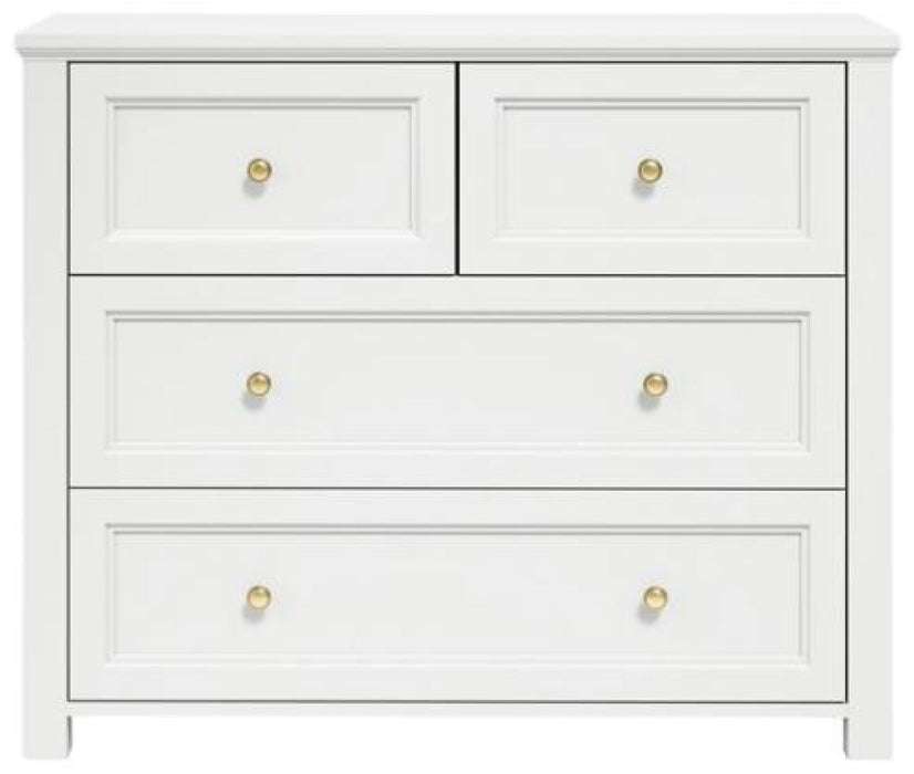 Ives White 4 Drawer Chest