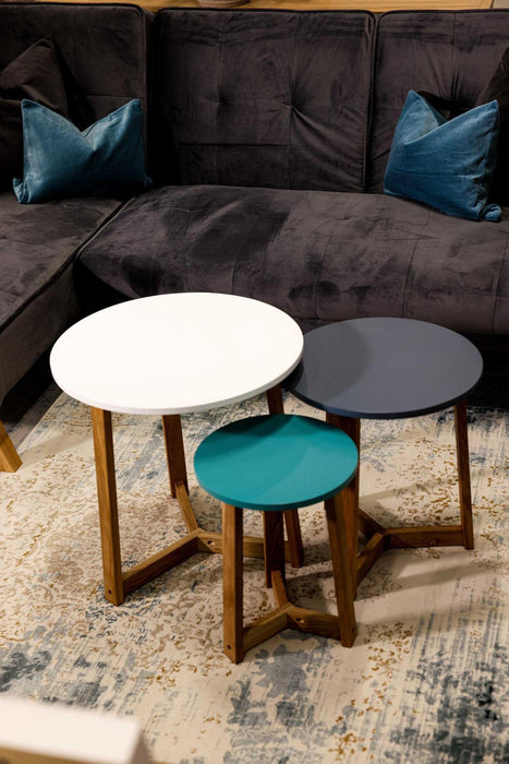 Jasper Solid Oak Nest of Tables