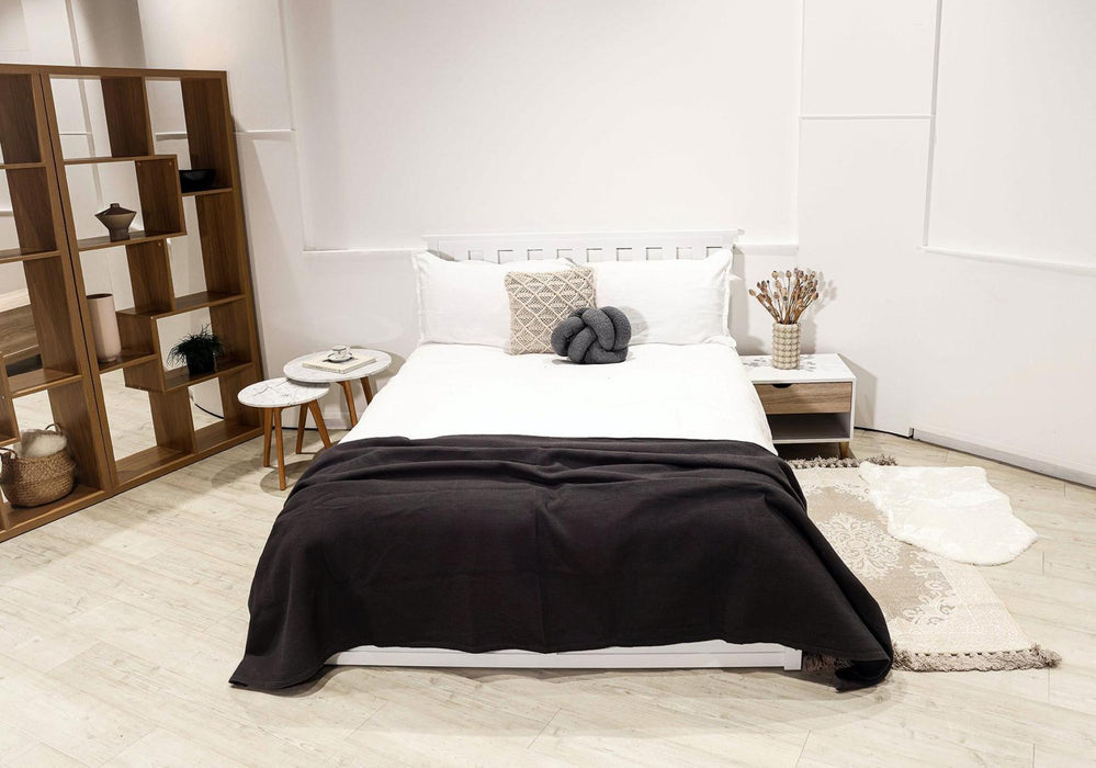 Quebec Black Shelving Unit