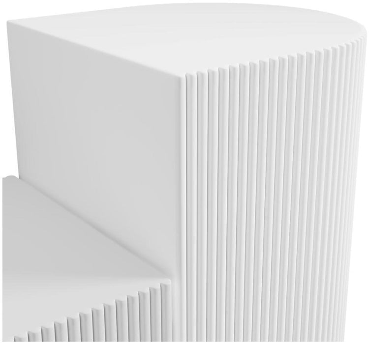 Reed White Side Table (Set of 2)