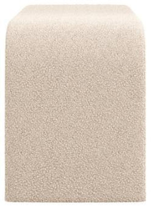 Ren Buff Boucle Fabric Bench