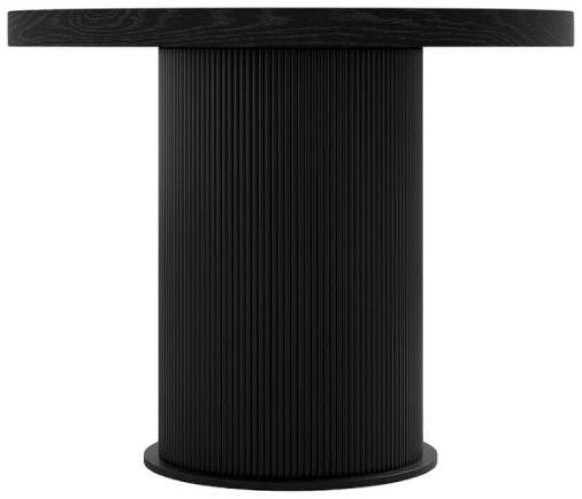 Rina Black Ash Veneer Dining Table