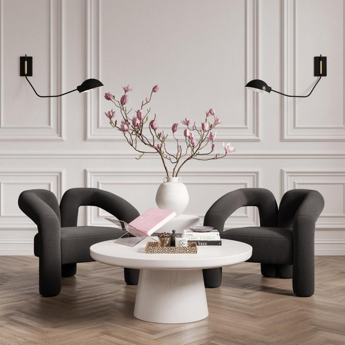 Rumi White Ash Veneer Coffee Table