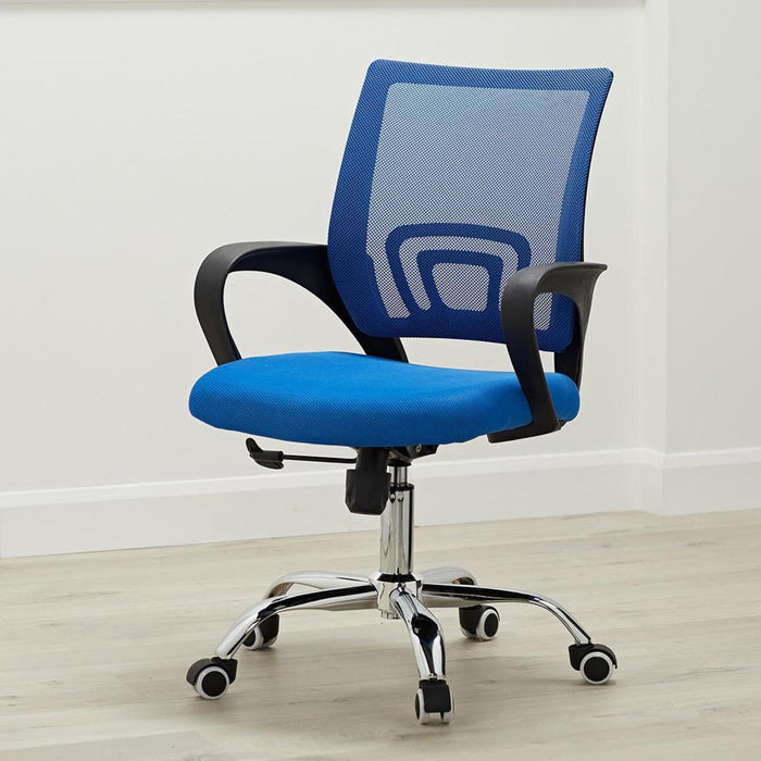 Tate Mesh Back Blue Office Chair