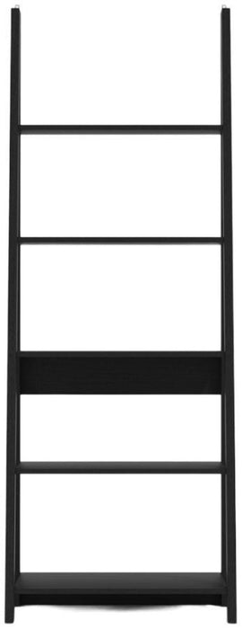 Tiva Ladder Black Bookcase
