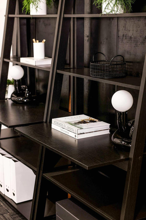 Tiva Ladder Black Desk