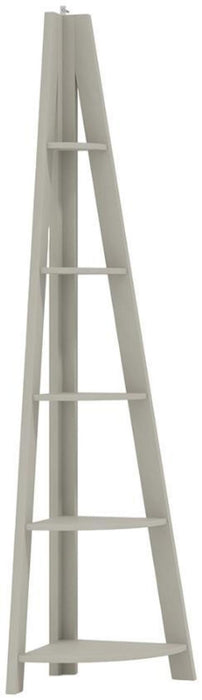 Tiva Ladder Grey Corner Shelving