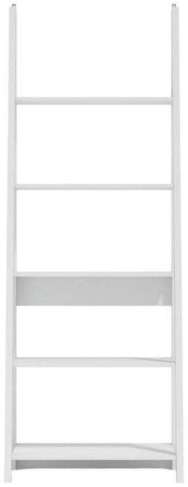 Tiva Ladder White Bookcase