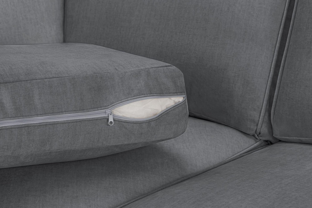 Funk Grey Fabric Universal Corner Sofa