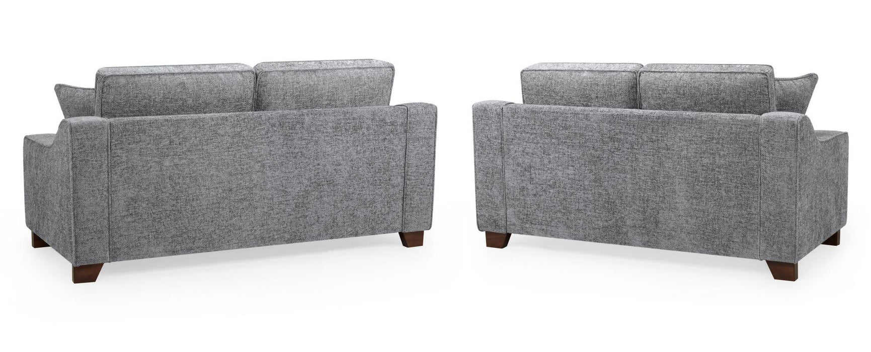 Nebraska Slate Grey Fabric 3+2 Seater Sofa