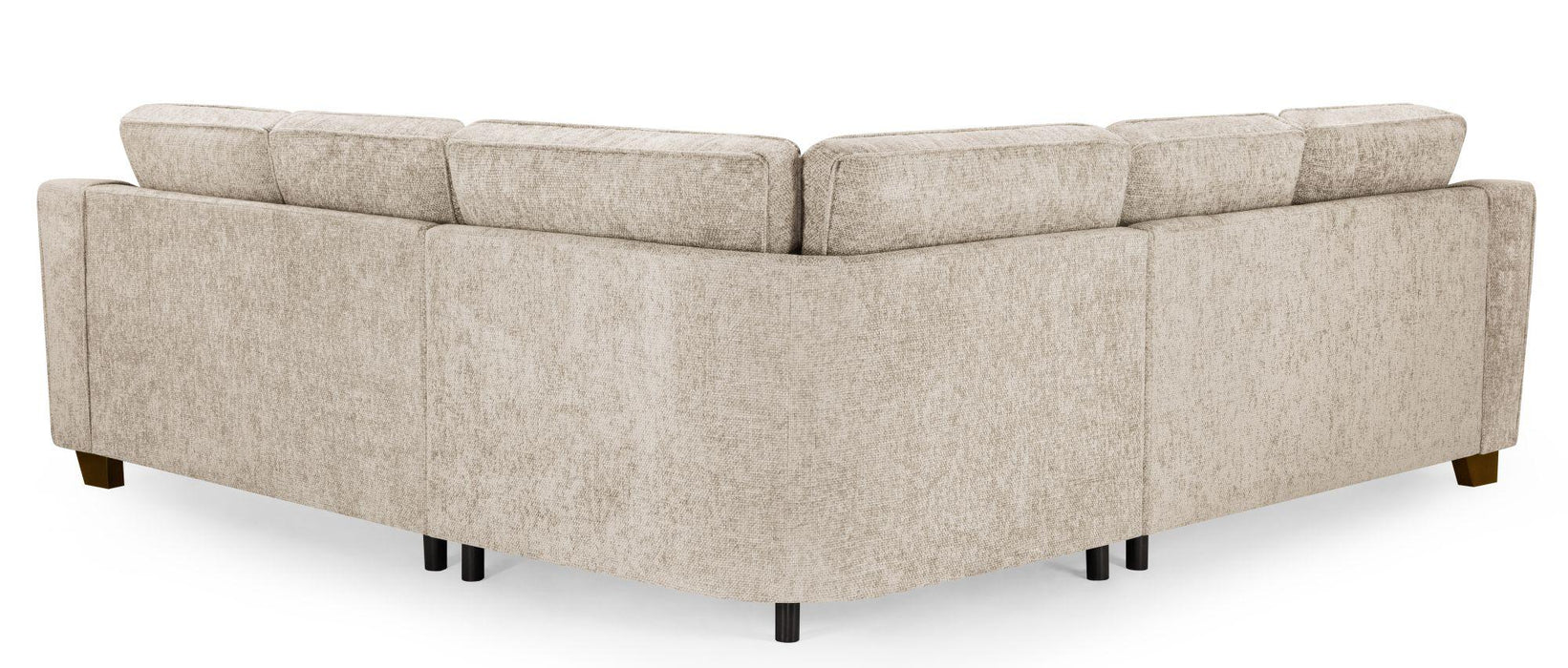 Nebraska Beige Fabric Large Corner Sofa Suite