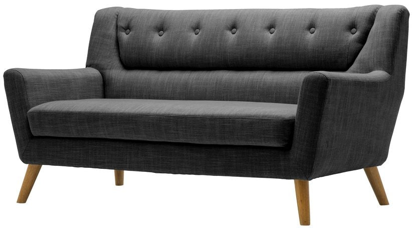 Lambeth Grey Fabric 3 Seater Sofa