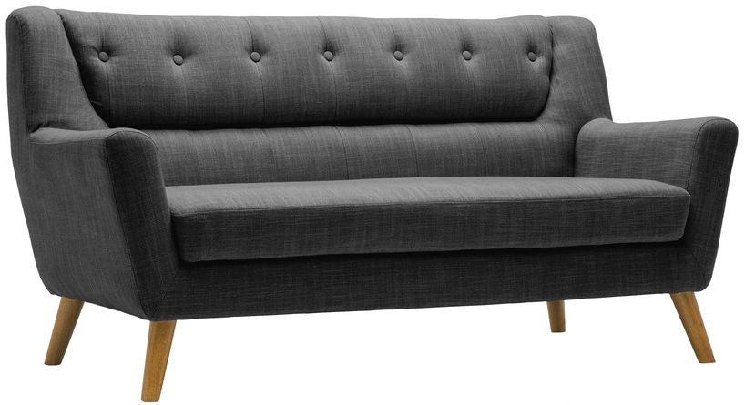 Lambeth Grey Fabric 3 Seater Sofa