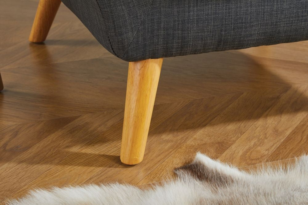 Lambeth Grey Fabric Armchair