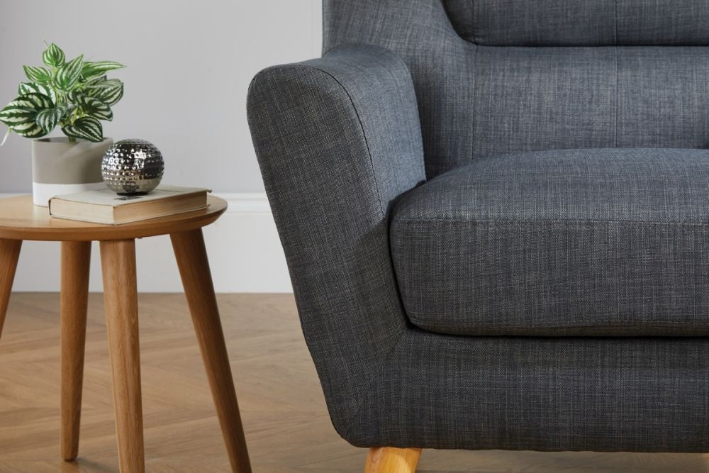 Lambeth Grey Fabric Armchair
