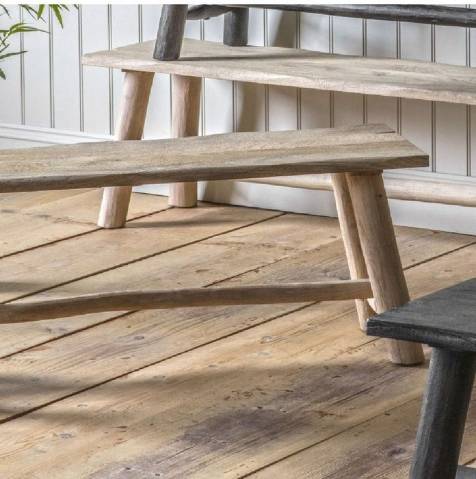 Alberta Bench Natural Rustic Small