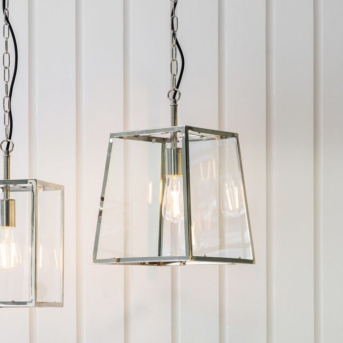 Hurst Bright Nickel Pendant Light