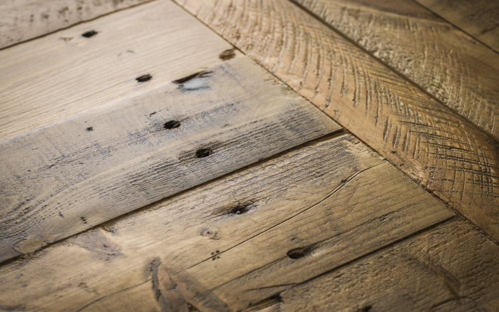 Aspen Rough Sawn Pine Storage Bench