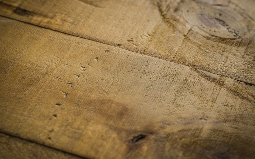 Aspen Rough Sawn Pine Storage Bench