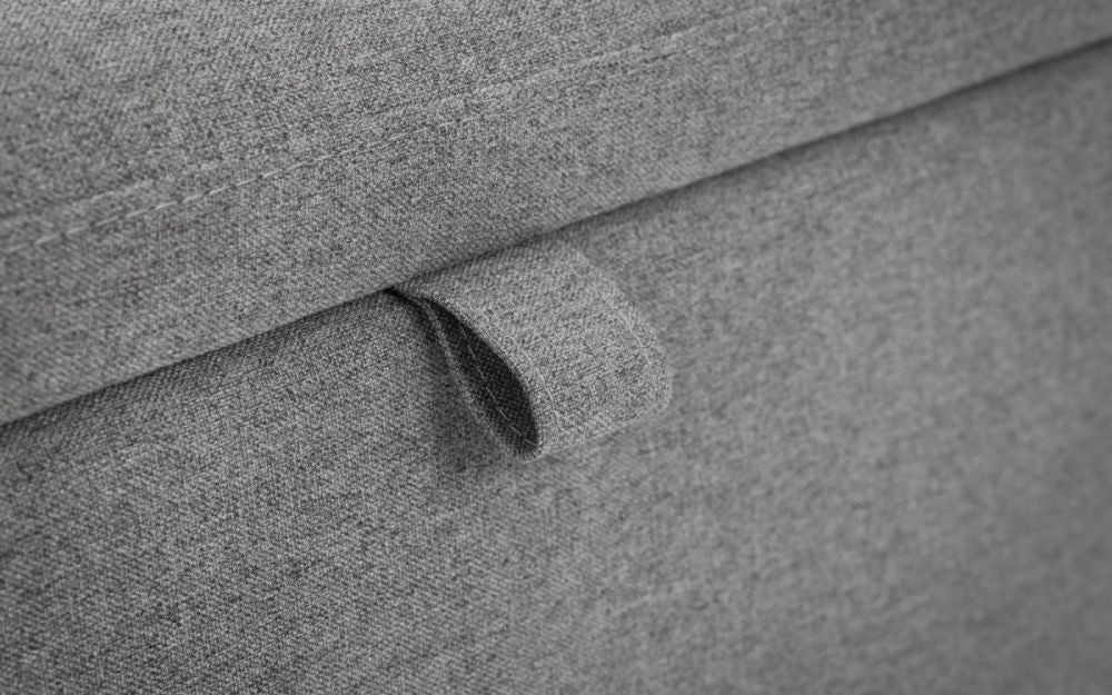 Astrid Mid Grey Linen Fabric Blanket Box