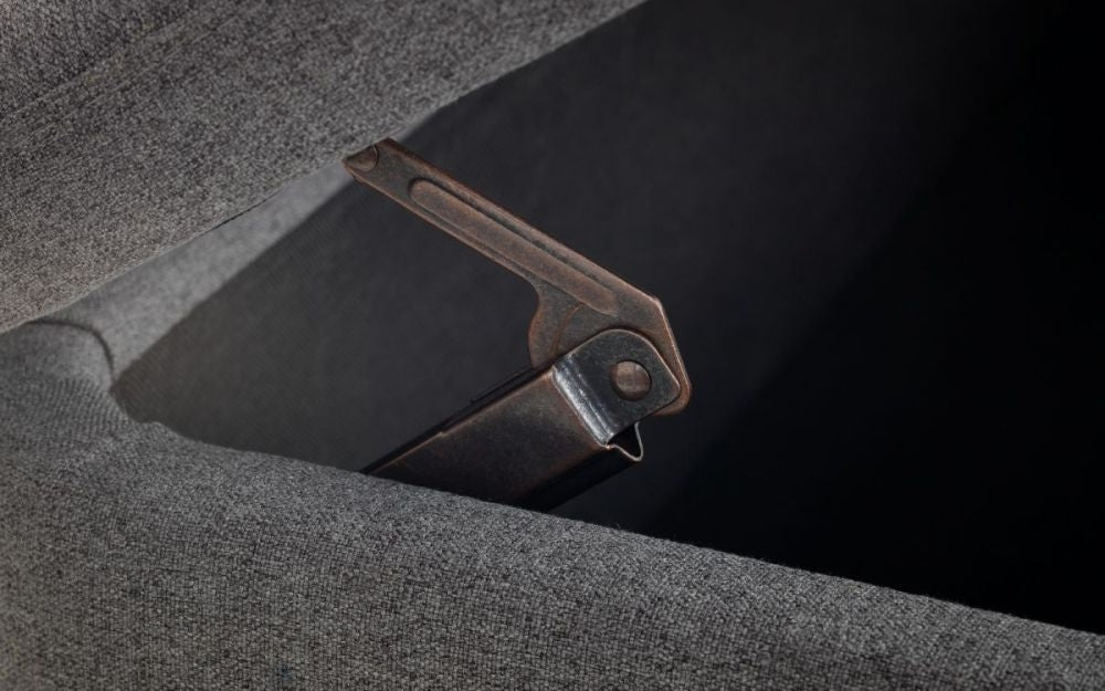 Astrid Mid Grey Linen Fabric Blanket Box