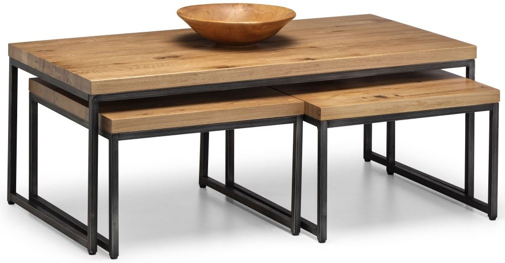 Brooklyn Rustic Nest of Coffee Tables