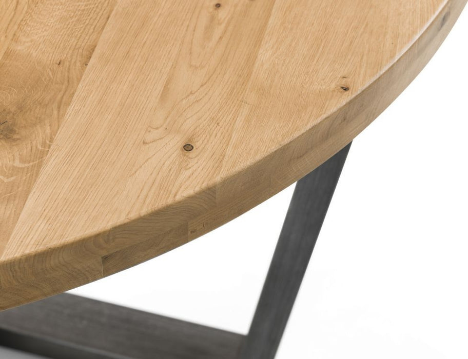 Brooklyn Rustic Round Dining Table - 4 Seater