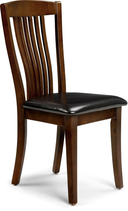 Canterbury Mahogany Round Extending Dining Table with 4 Leather Chairs