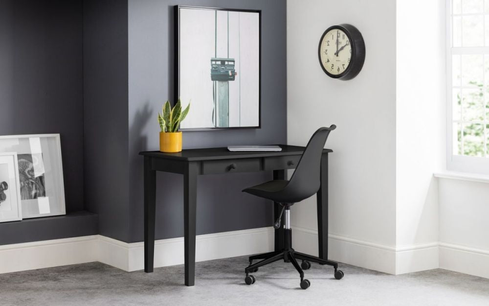 Carrington Black 2 Drawer Desk