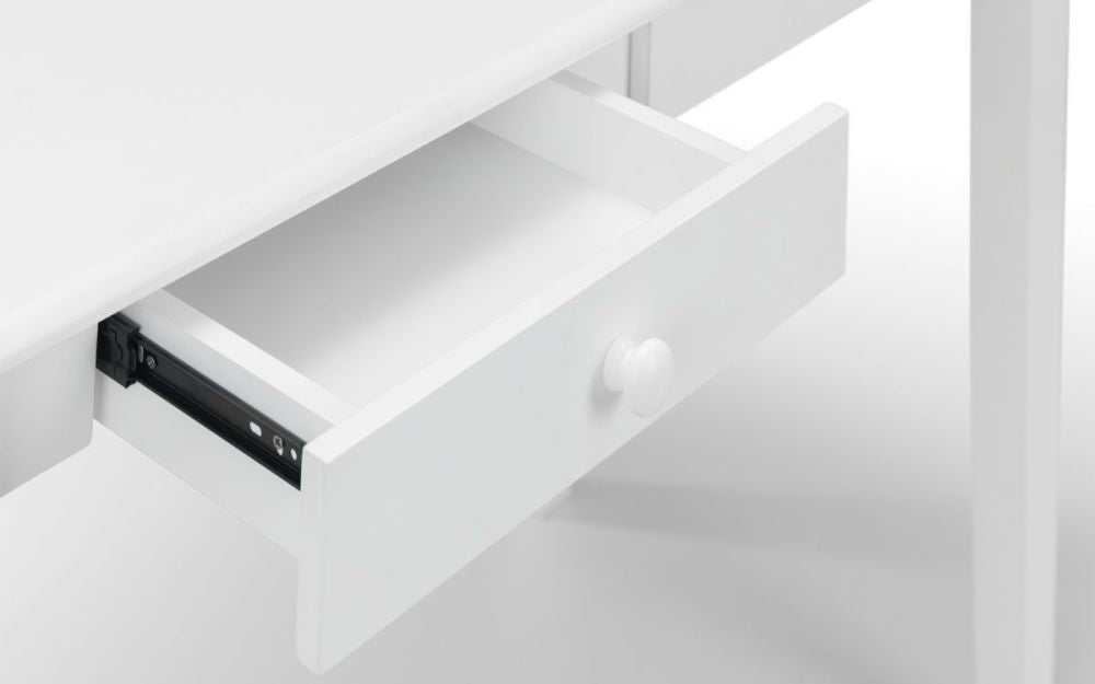Carrington White 2 Drawer Desk