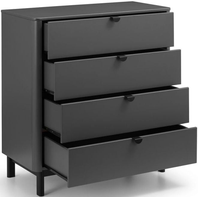 Chloe Storm Grey 4 Drawer Chest