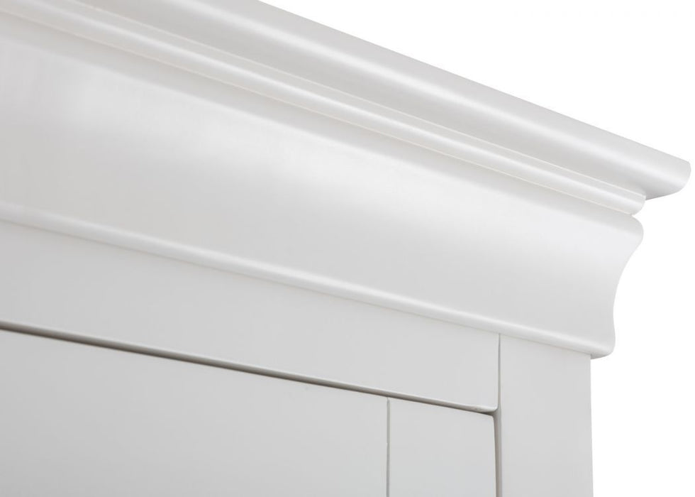 Clermont White 2 Door Combi Wardrobe