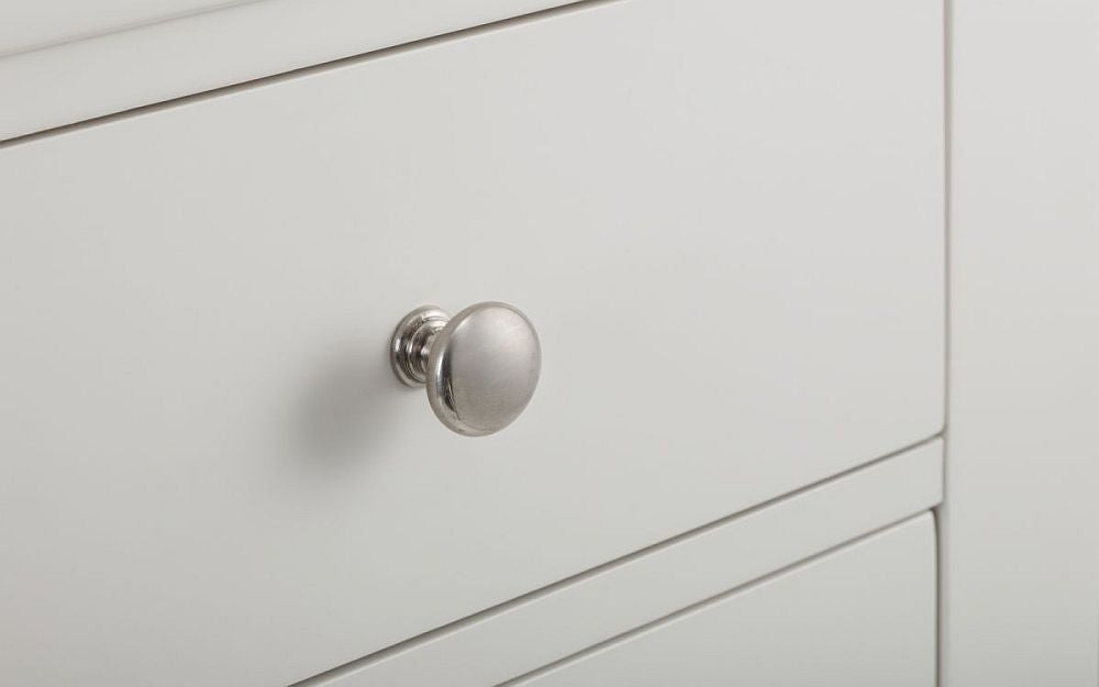 Clermont White 2 Drawer Bedside Cabinet