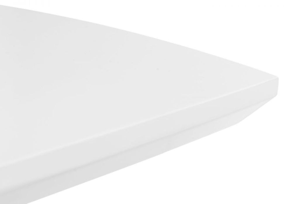 Como White High Gloss 6 Seater Extending Dining Table
