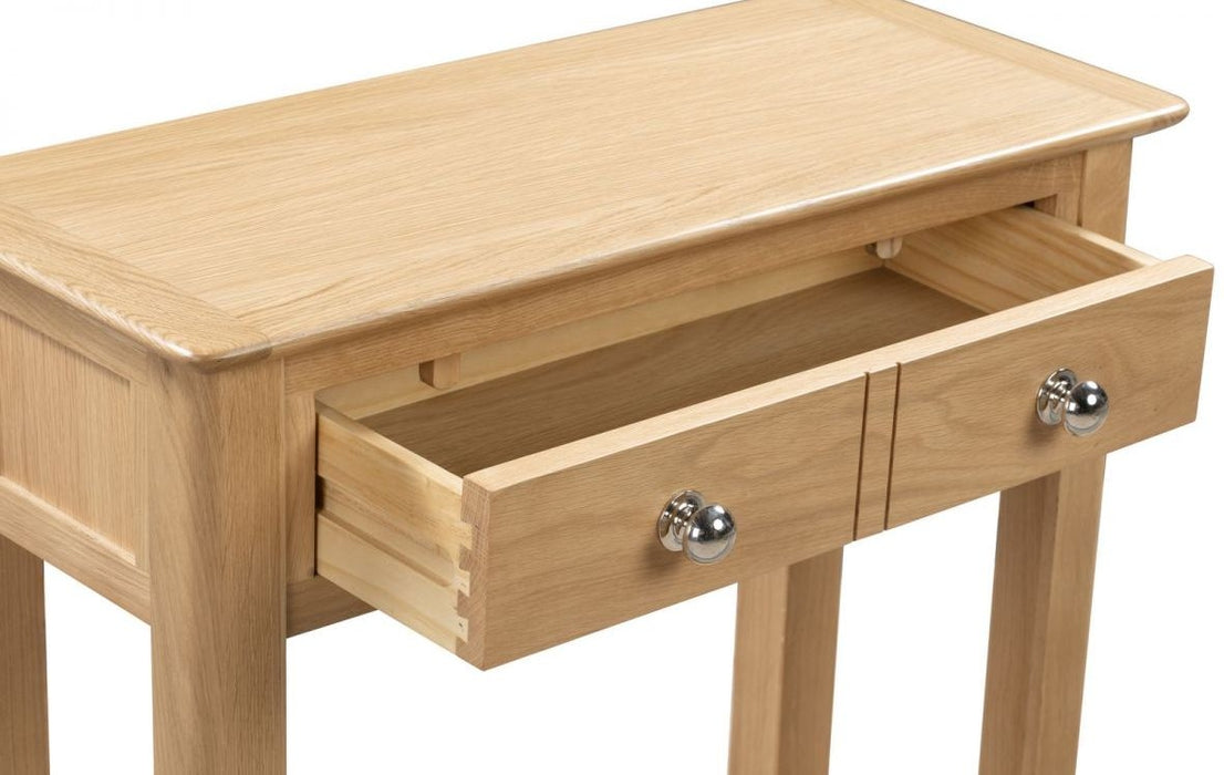 Cotswold Natural Satin Lacquer Console Table