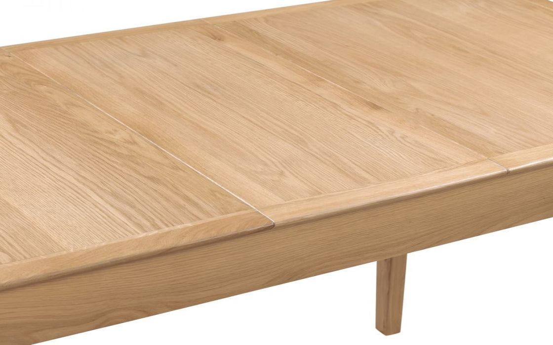 Cotswold Natural Satin Lacquer 4 Seater Extending Dining Table