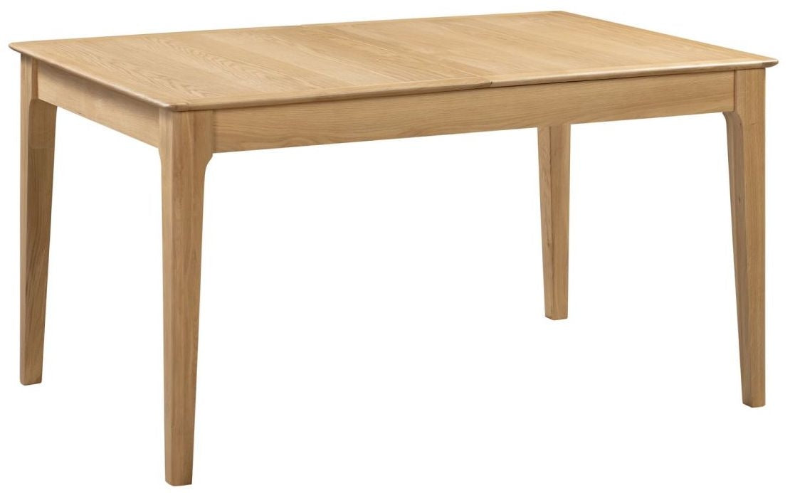Cotswold Natural Satin Lacquer 4 Seater Extending Dining Table