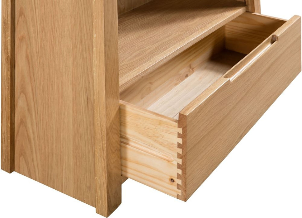 Curve Oak TV Unit Upto 54inch