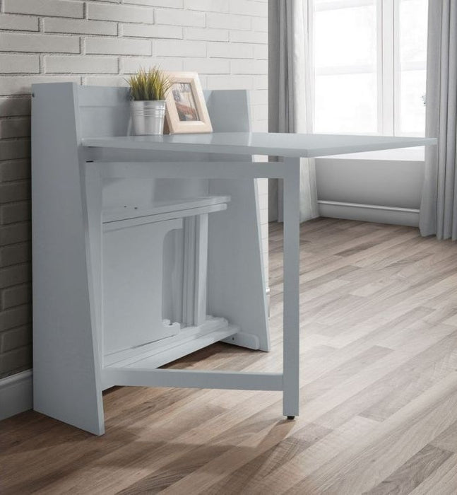 Helsinki Compact Light Grey Dining Table and 2 Folding Chairs