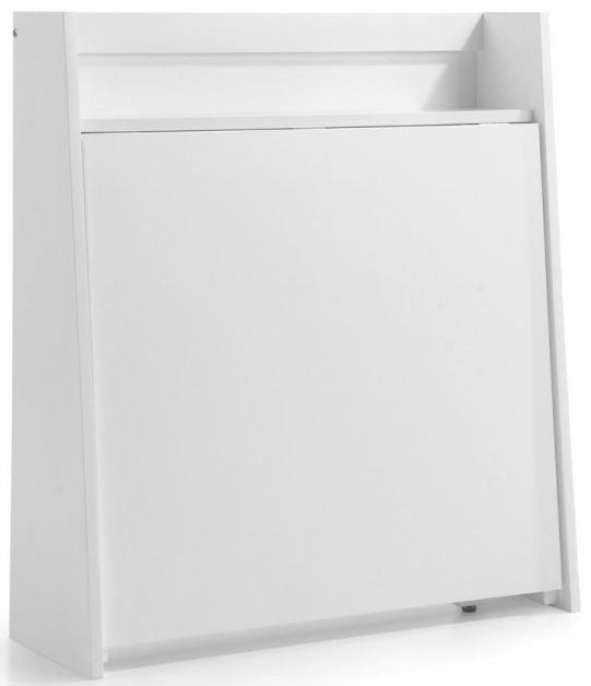 Helsinki Compact White Dining Table and 2 Folding Chairs
