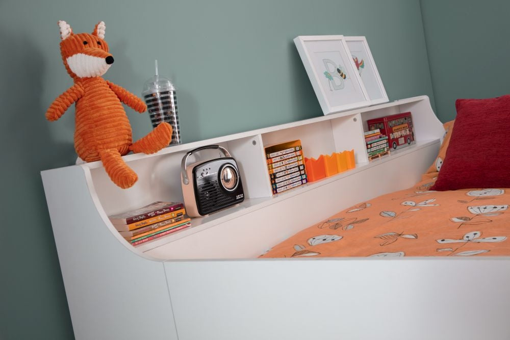 Jupiter White Midsleeper Bed