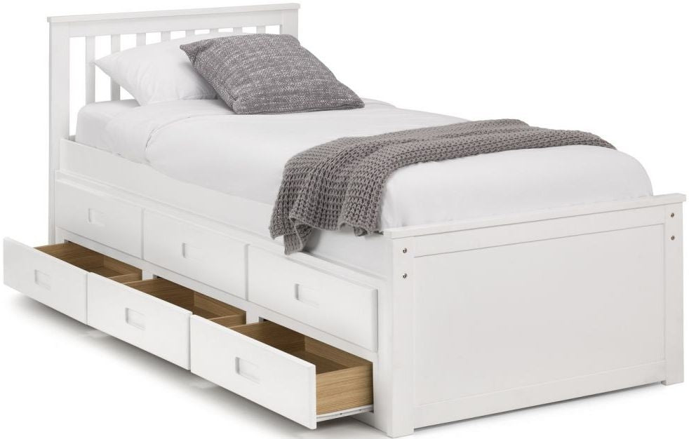Maisie White Pine Captains Bed
