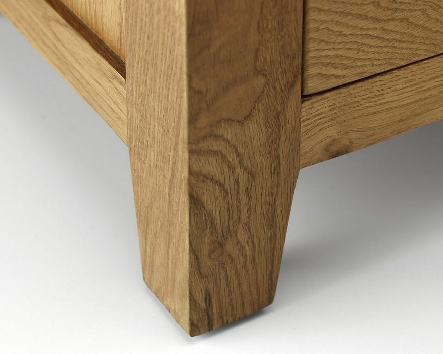 Marlborough Waxed Oak 2 Door 2 Drawer Wardrobe