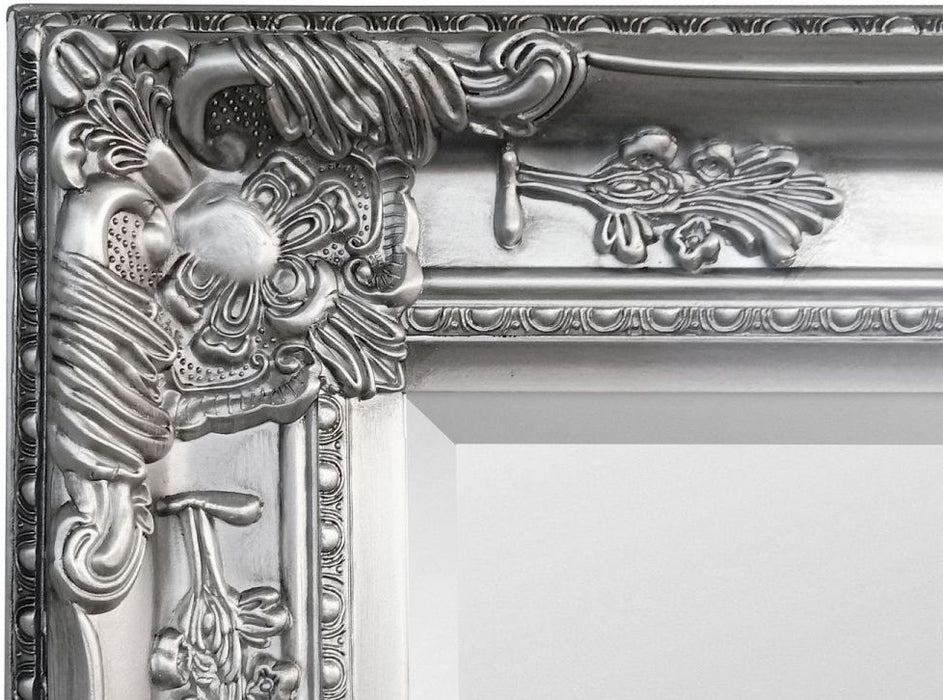 Palais Pewter Rectangular Leaner Mirror - 40cm x 130cm